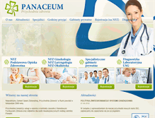 Tablet Screenshot of panaceum-rumia.pl